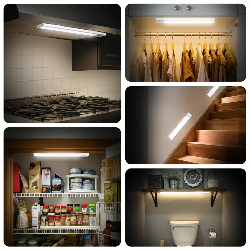 Light Up Dark Corners Instantly ā Motion Sensor LED Lights for Kitchen Cabinets, Closets, Pantries & Stairs