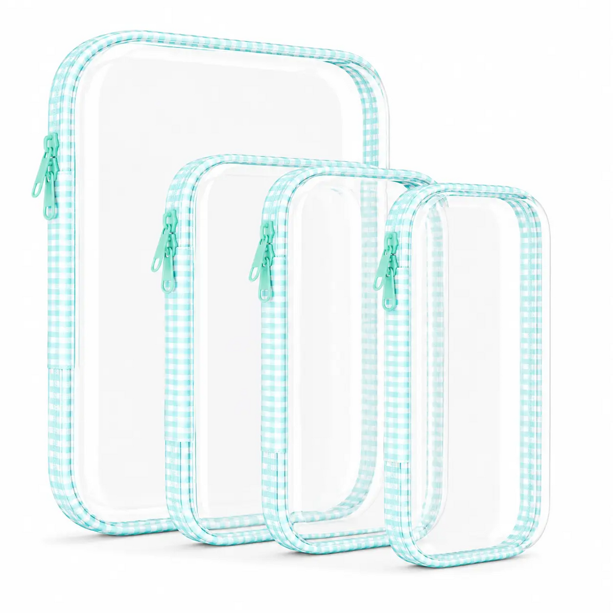 Clear Zipper Storage Organizer – Transparent Hard Shell Travel Case for Makeup, Toys, Tools & Everyday Essentials