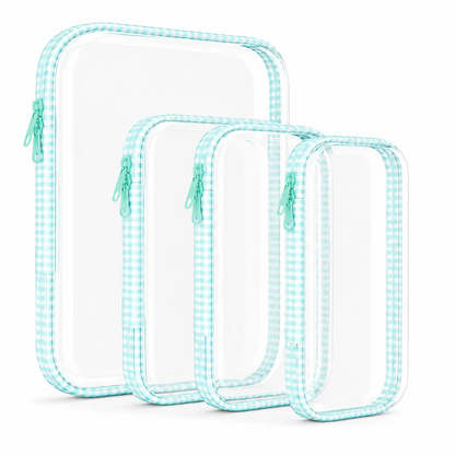 Clear Zipper Storage Organizer – Transparent Hard Shell Travel Case for Makeup, Toys, Tools & Everyday Essentials