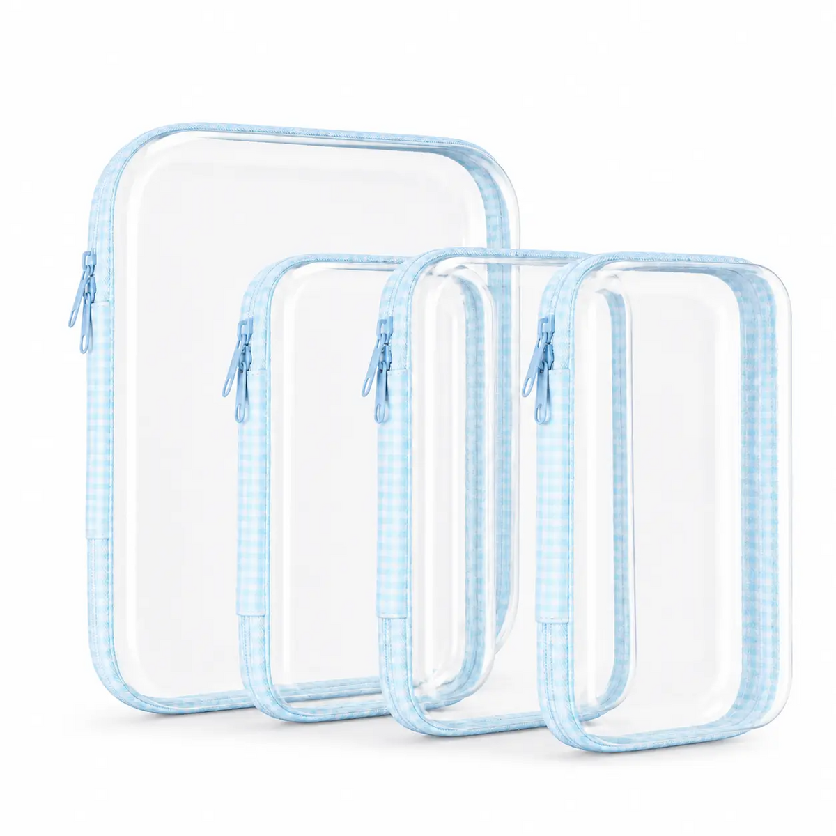 Clear Zipper Storage Organizer – Transparent Hard Shell Travel Case for Makeup, Toys, Tools & Everyday Essentials