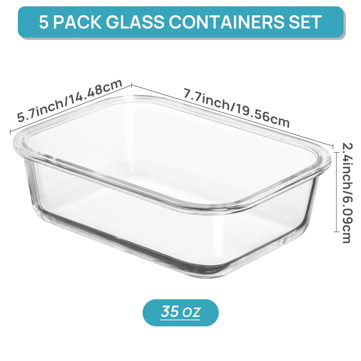 BIG SAVINGS, LIMITEDTIME!!18-Pack GlassFood StorageContainers withAirtight Lids -Stackable Meal PrepSet for KitchenOrganization, Lunch,Oven, Microwave &Freezer Safe