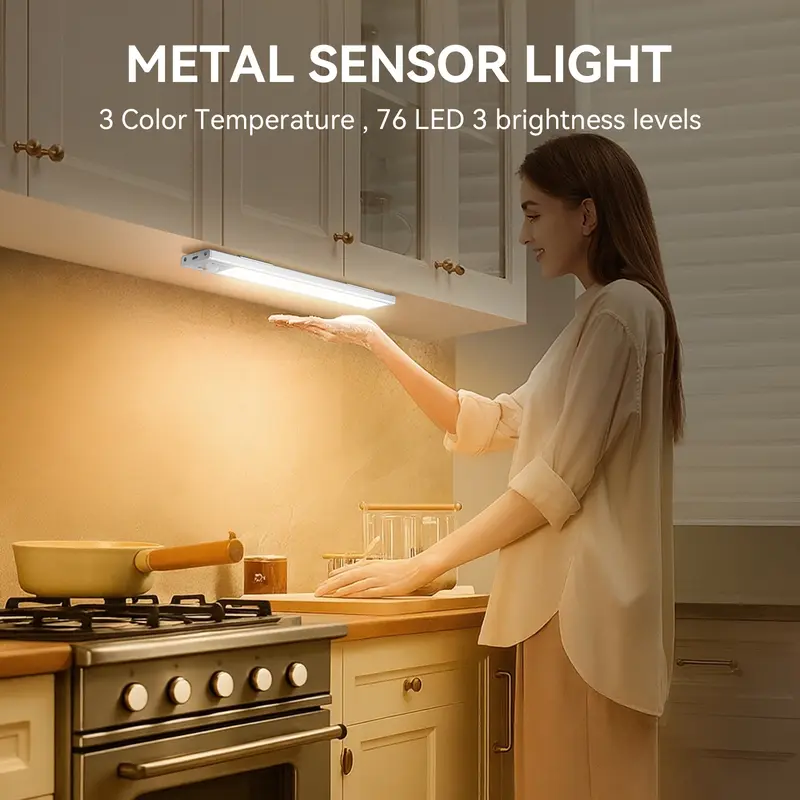 Light Up Dark Corners Instantly – Motion Sensor LED Lights for Kitchen Cabinets, Closets, Pantries & Stairs