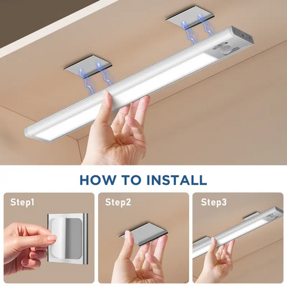 Light Up Dark Corners Instantly – Motion Sensor LED Lights for Kitchen Cabinets, Closets, Pantries & Stairs